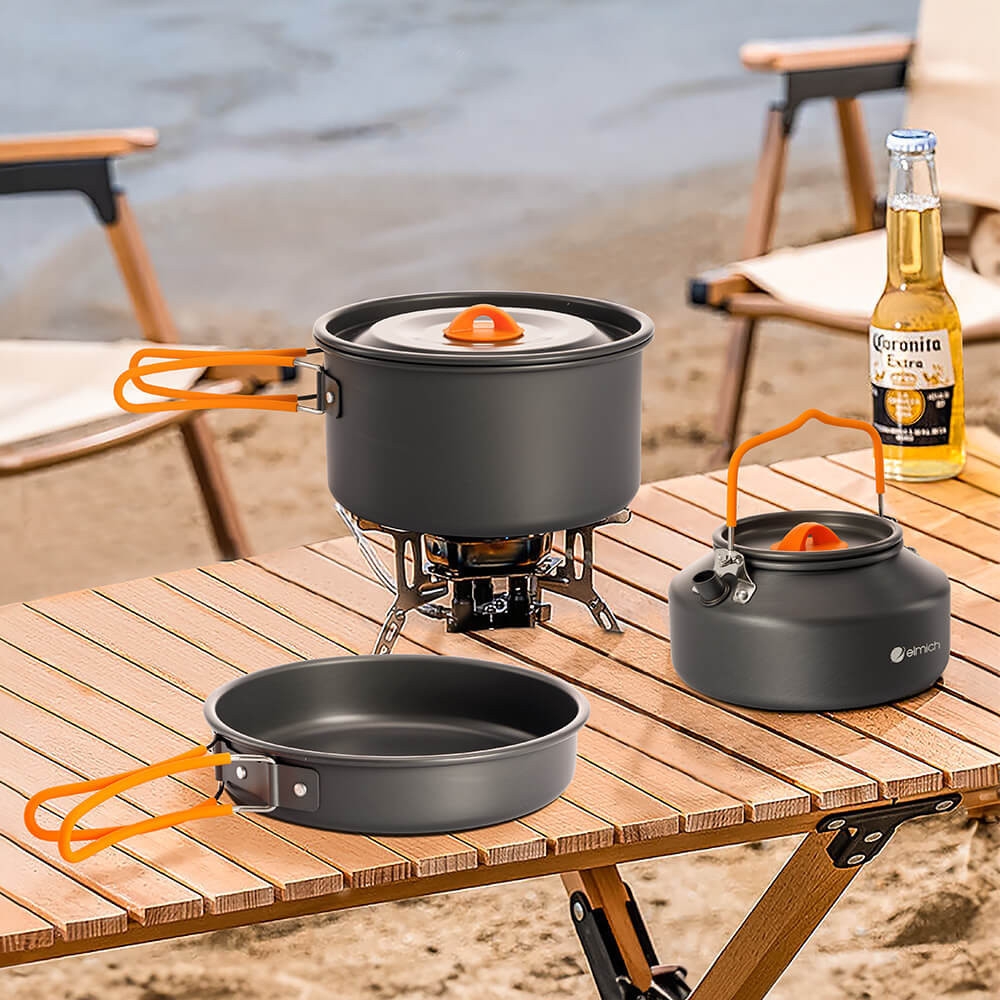 Bộ nồi dã ngoại 3 chiếc Elmich EL0264