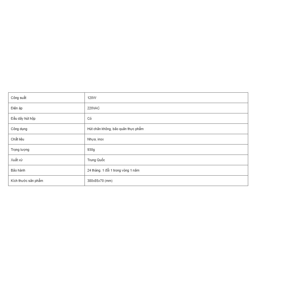 Máy hút chân không gia đình Elmich VSE-8582