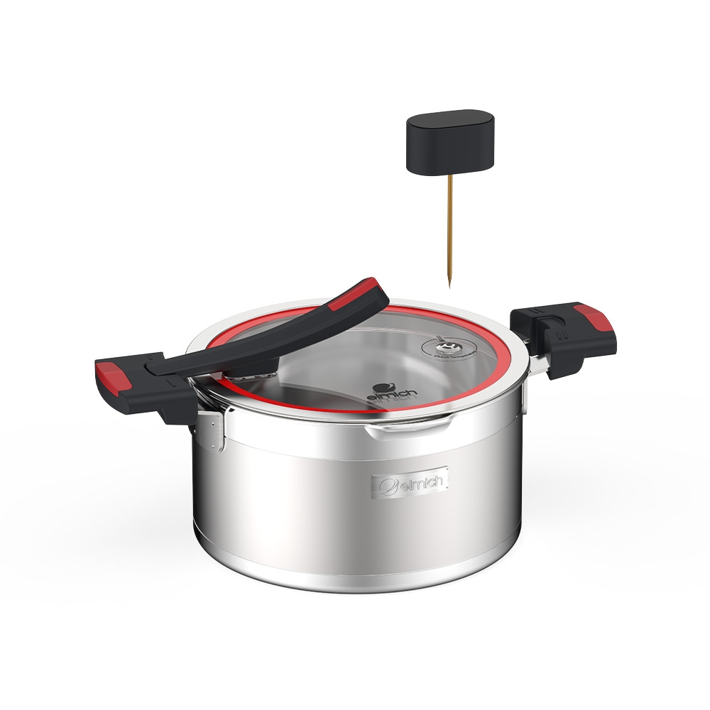 Bộ nồi Inox liền khối Elmich Milano EL-8090 size 16, 20, 22cm