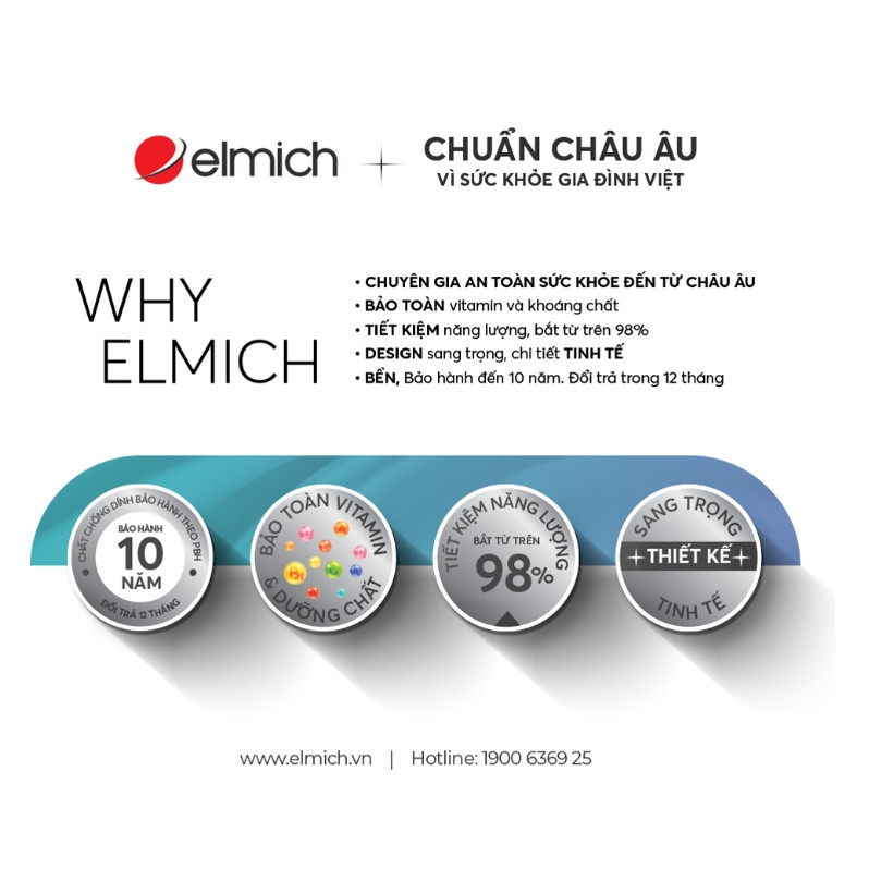 Bộ nồi chảo Inox liền khối Elmich Hera EL-8138 size 16,18,22 chảo full induction 26cm