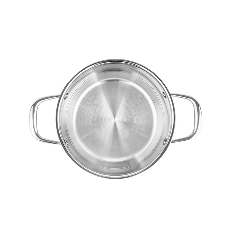 Bộ nồi inox 304 3 lớp đáy liền nắp kiếng Elmich Trimax Czech EL-3833