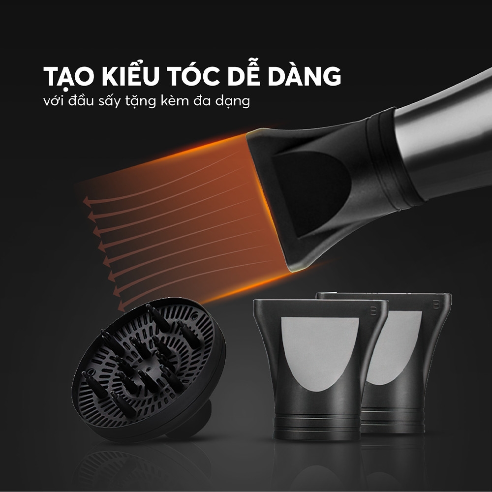 Máy sấy tóc Elmich HDE-1822