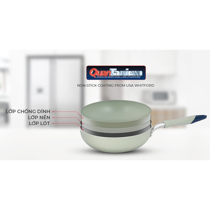 Chảo xào chống dính đáy từ Elmich 4701OL size 28cm