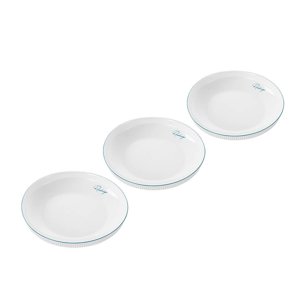 Bộ 3 đĩa tròn Elmich RoseDesign EL-0230, Hàng chính hãng, dùng được trong lò vi sóng, máy rửa bát - JoyMall