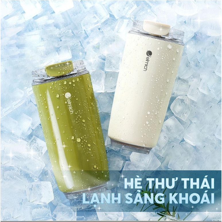 Cốc giữ nhiệt inox 304 Elmich EL8300G/W dung tích 420ml