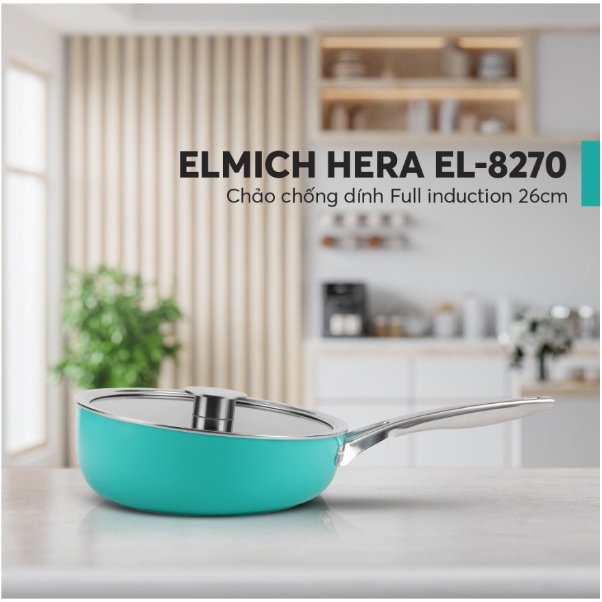 Chảo chống dính Full induction Elmich Hera EL-8270 size 26cm