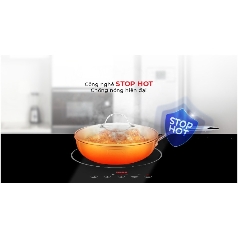 Chảo xào inox cao cấp 3 lớp đáy liền Elmich Trimax EL4846OL size 26cm