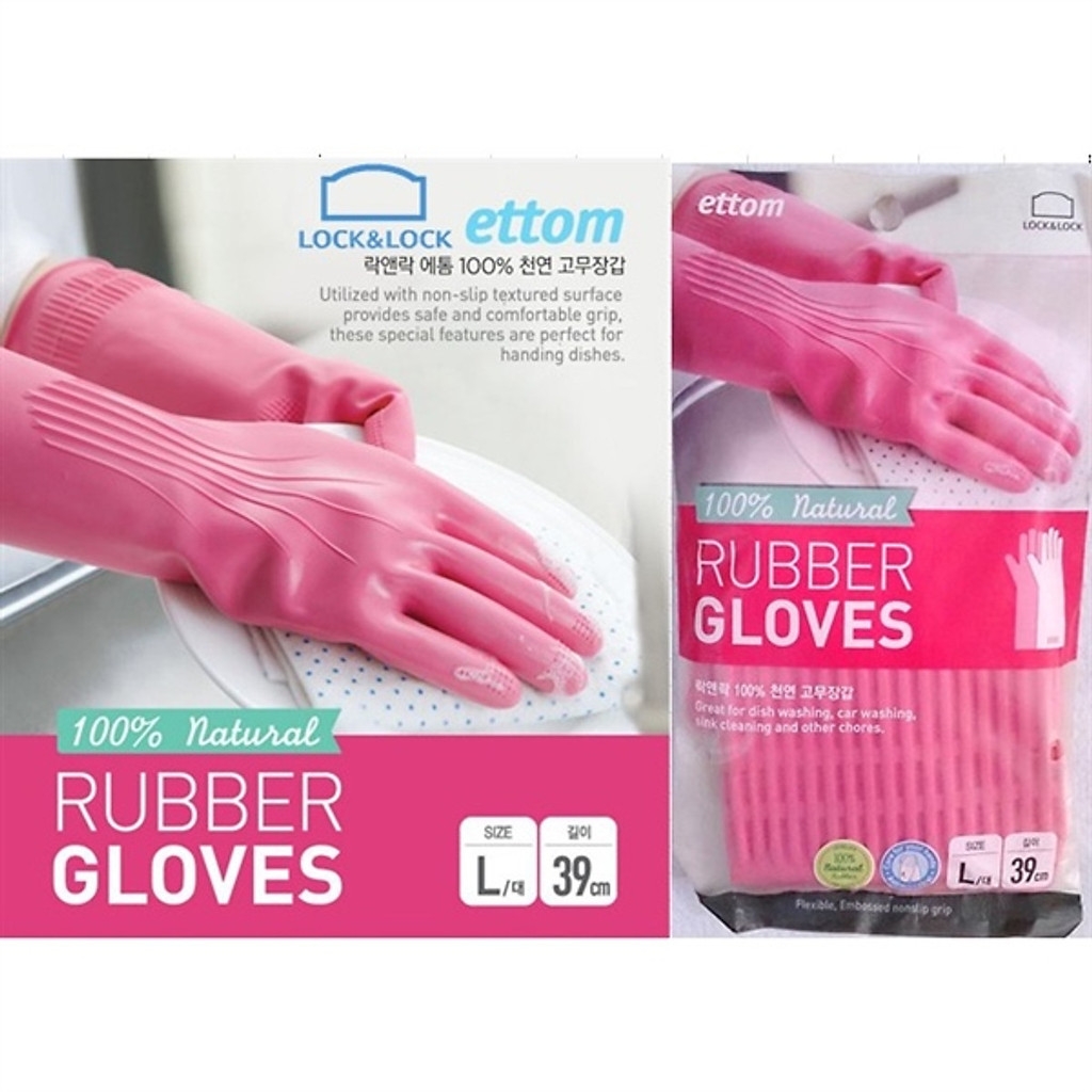 Găng tay cao su tự nhiên Lock&Lock