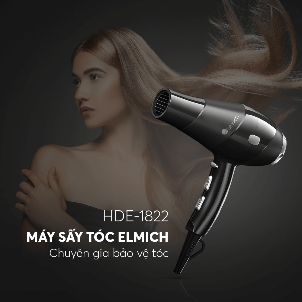 Máy sấy tóc Elmich HDE-1822