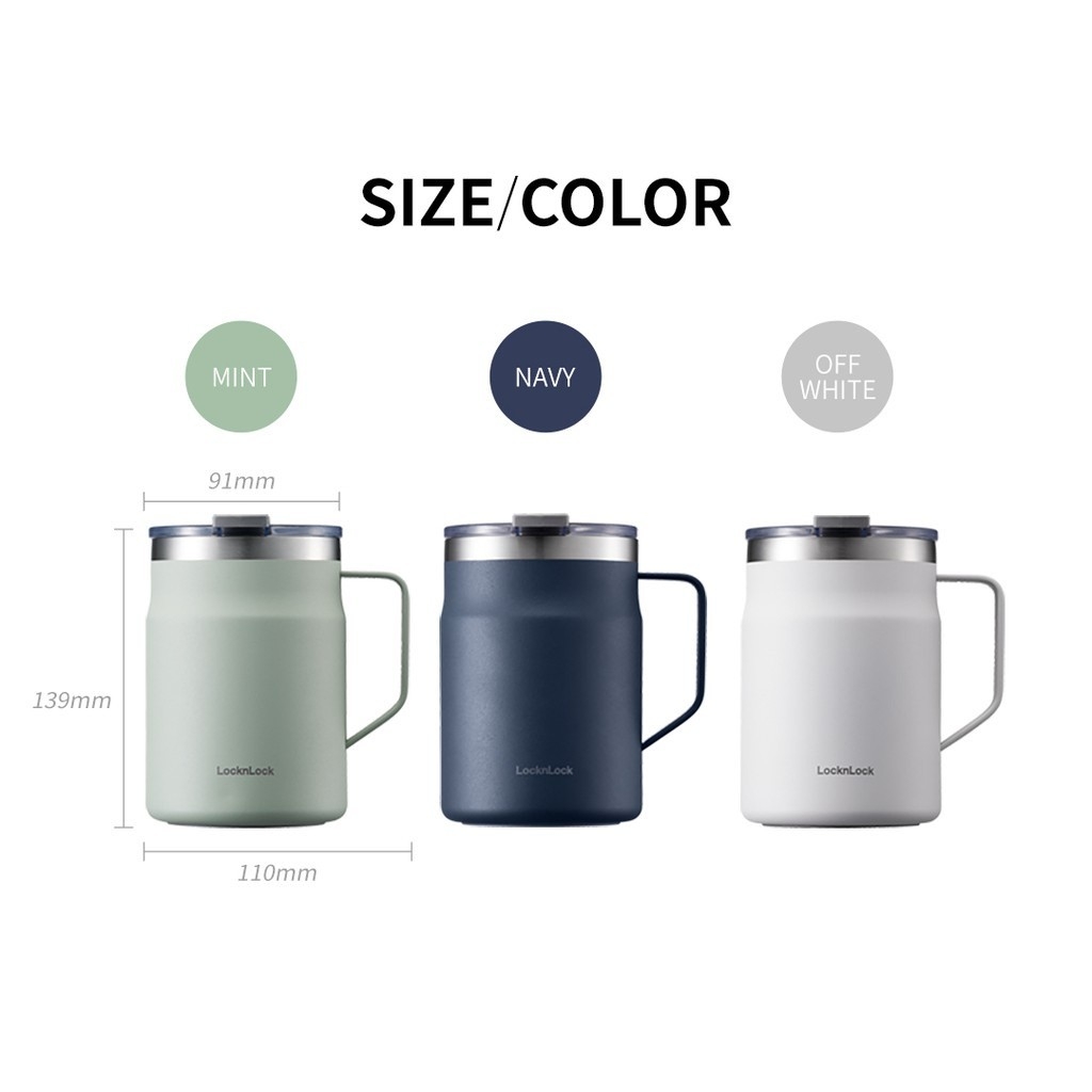 Ca nước giữ nhiệt LocknLock Metro Mug LHC4219 475ml