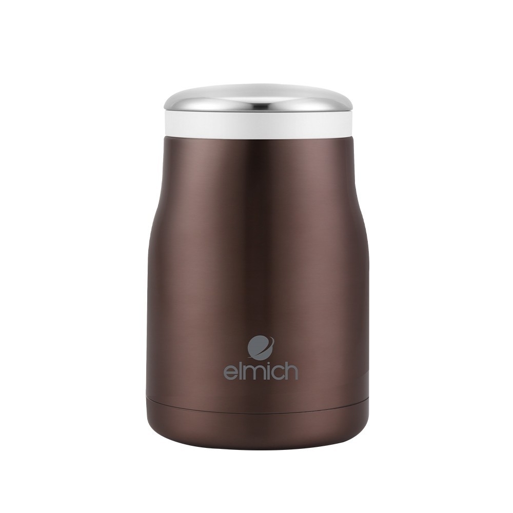 Bình đựng thức ăn giữ nhiệt Inox 304 Elmich EL-8291BW dung tích 470ml (bảo hành chính hãng 6 tháng)