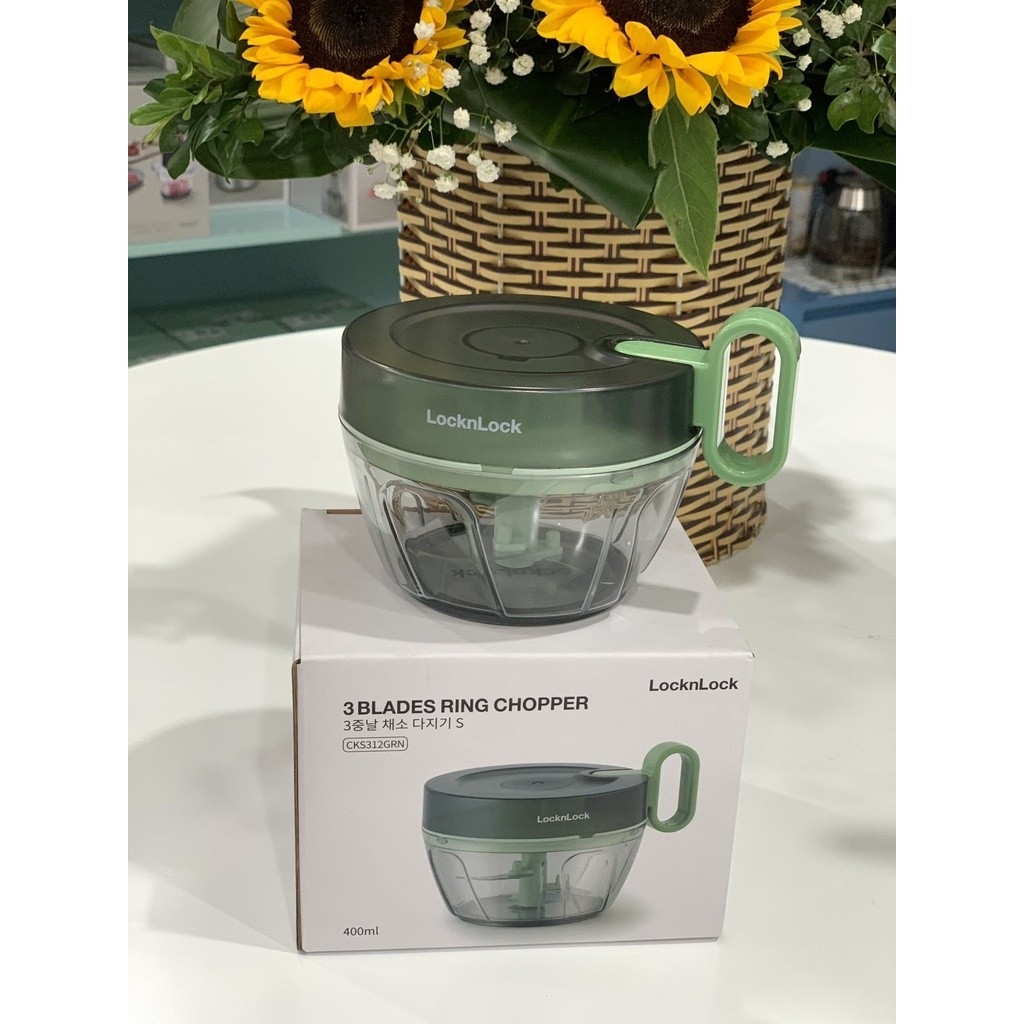 Dụng cụ băm rau củ quả Ring Pull Chopper LocknLock 400ml
