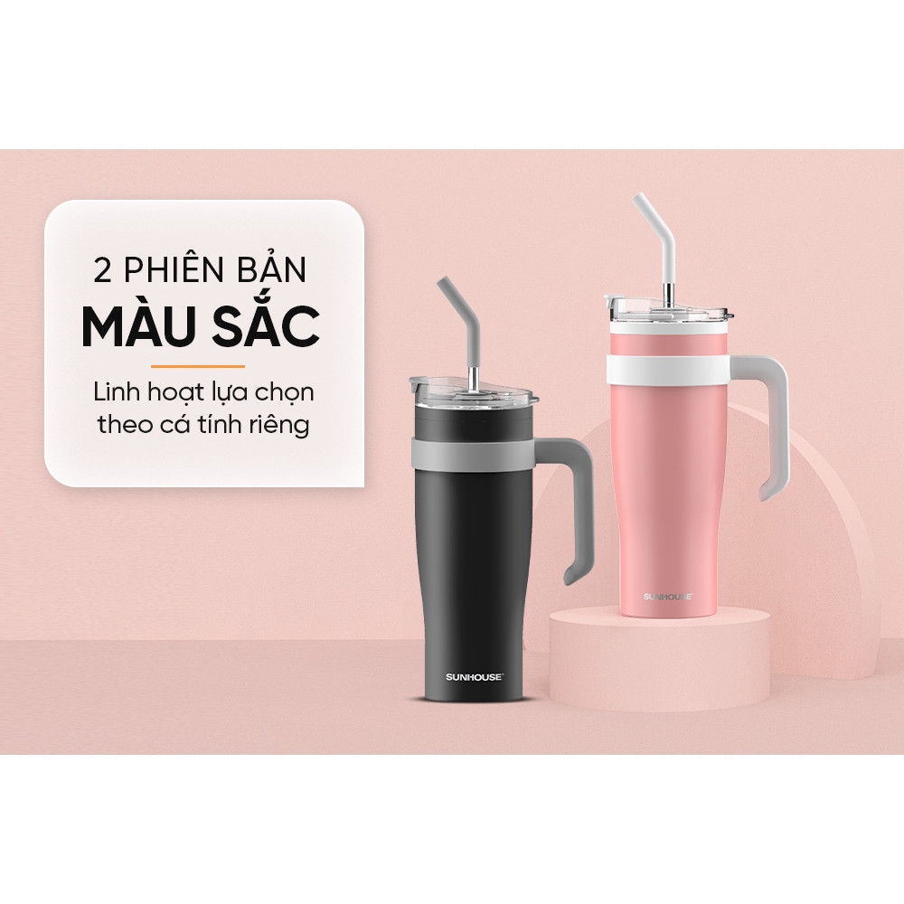 Bình Giữ Nhiệt Sunhouse KS-TU1200SP 1200ml, Hàng Chính Hãng, Inox 304, Giữ Nhiệt Đến 8h - JoyMall