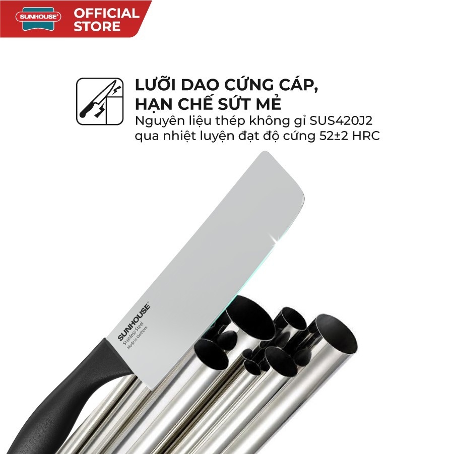Bộ Dao 2 Chiếc Sunhouse Eco Family KS-KN2E1, Hàng Chính Hãng - JoyMall