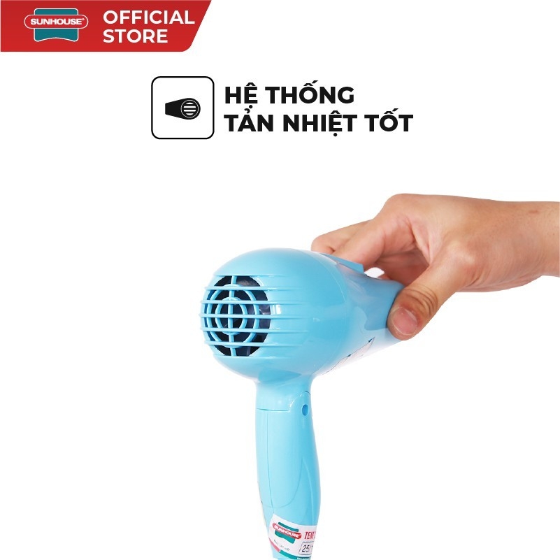 Máy Sấy Tóc SUNHOUSE SHD2305 650W, 2 Tốc Độ Gió, 2 Mức Nhiệt Tản Nhiệt Tốt - JoyMall