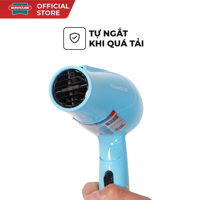 Máy Sấy Tóc SUNHOUSE SHD2305 650W, 2 Tốc Độ Gió, 2 Mức Nhiệt Tản Nhiệt Tốt - JoyMall