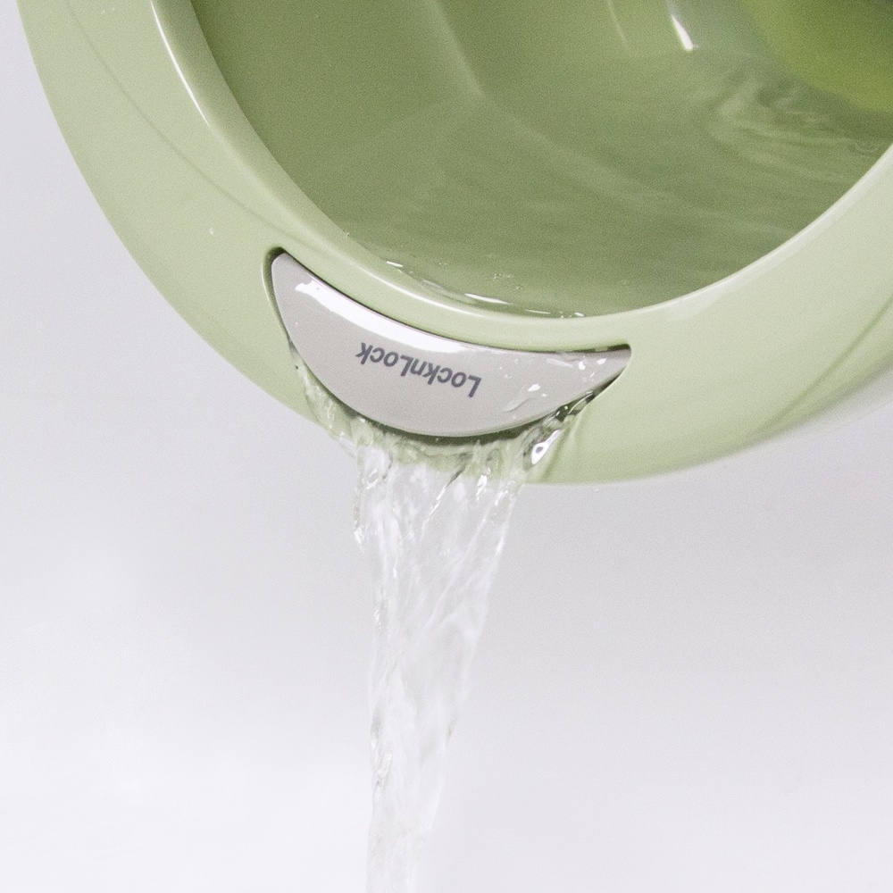 Bộ cây lau nhà LocknLock ETM498MITS2 SPIN MOP - Hàng chính hàng, xoay 360 độ và tặng kèm 3 bông lau - JoyMall