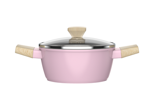 Nồi Phủ Sứ Nano Đáy Từ Sunhouse Healthy SHG7979MP-20-24, Chống Dính Nano Ceramic, Hàng Chính Hãng - JoyMall