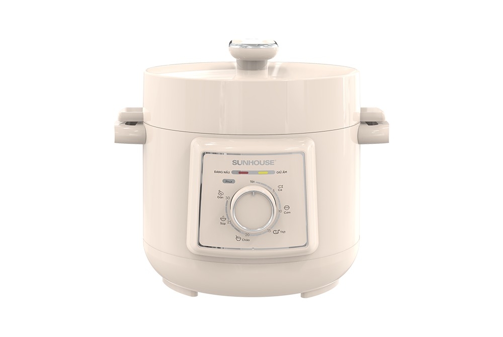Nồi Áp Suất Điện Đa Năng Sunhouse SHD1520 2.5L, Đa Chức Năng Nấu, Hàng Chính Hãng - JoyMall
