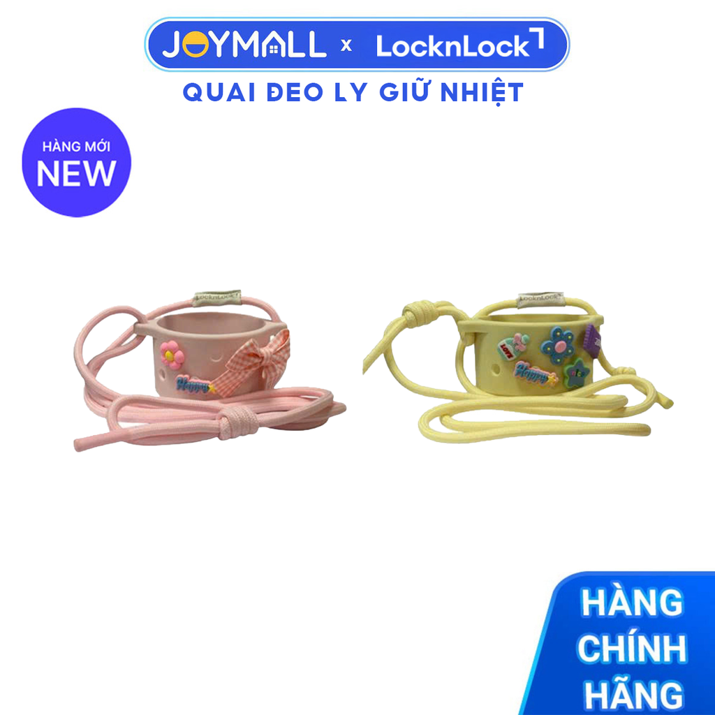 Quai Đeo Ly Giữ Nhiệt LocknLock TLL076 Siliconesleeve Set, Hàng Chính Hãng, Chống Nước - JoyMall