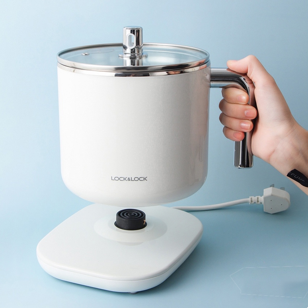 Nồi điện đa năng Lock&Lock 1,5L EJC141 - Hàng chính hãng, có thể dùng nấu lẩu, nấu mì, nấu nước, hâm nóng - JoyMall