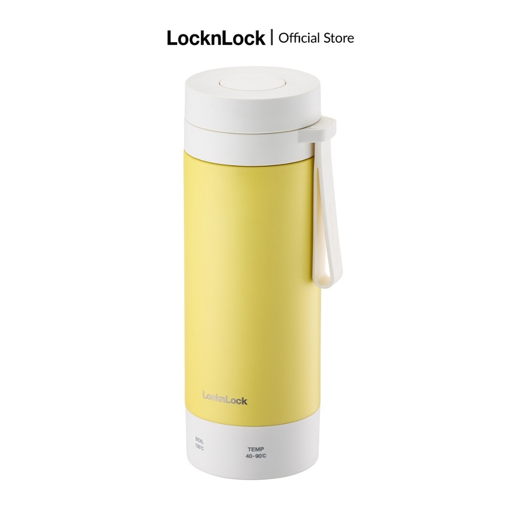 Bình đun giữ nhiệt Locknlock EJC723IVY, Hàng chính hãng, thép không gỉ, giữ ấm 8 cấp độ - JoyMall