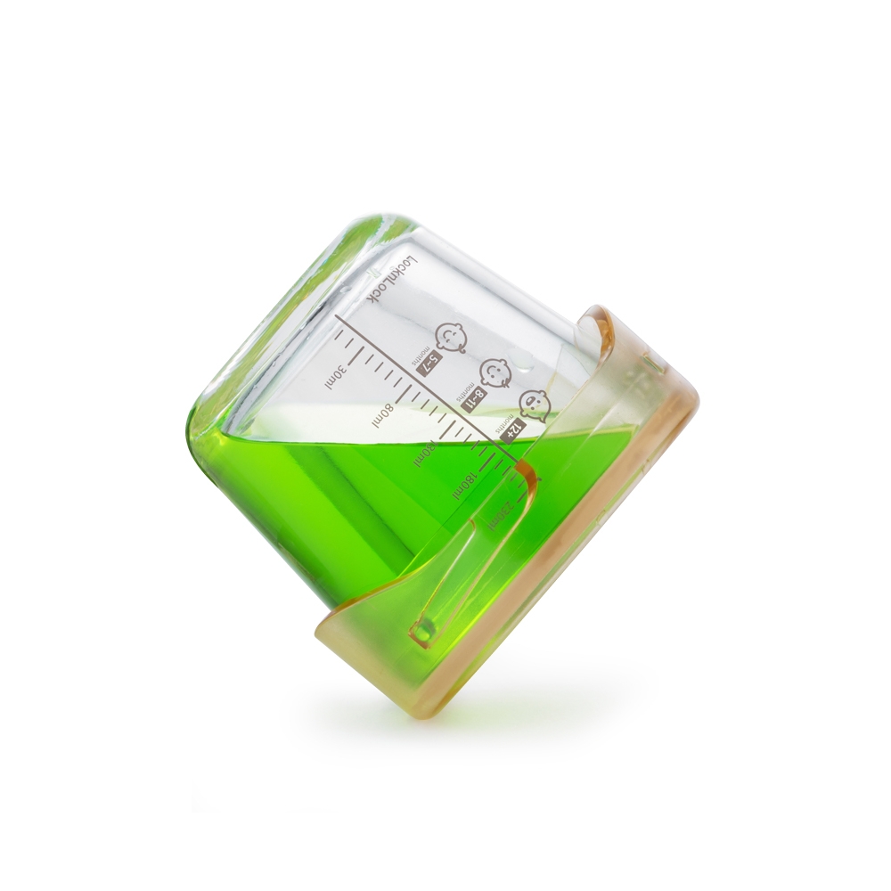 Bộ 3 hộp thủy tinh đựng thức ăn dặm cho bé Lock&Lock LLG542S3IVY - Hàng chính hãng chịu nhiệt tốt có vạch chia - JoyMall