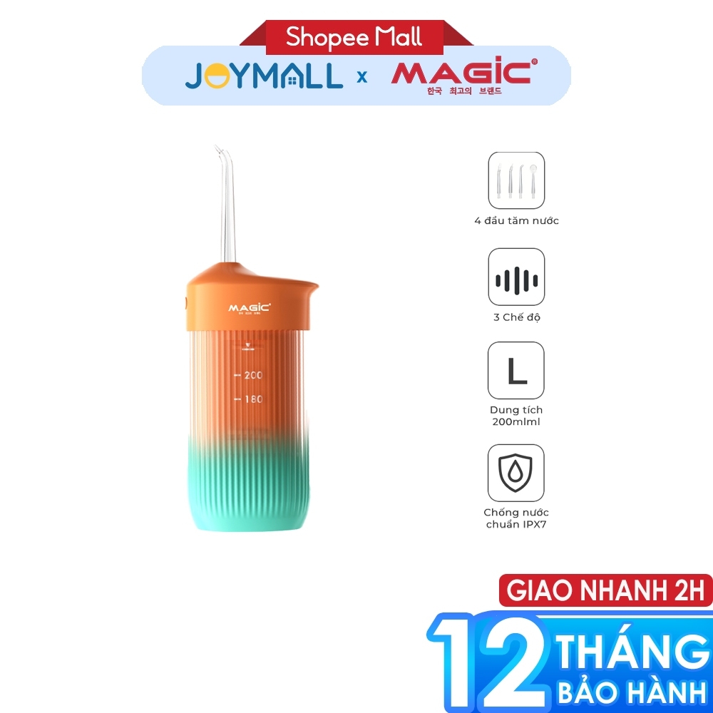 Tăm Nước Magic B01, Hàng Chính Hãng, 3 Chế Độ Làm Sạch Răng Linh Hoạt - JoyMall