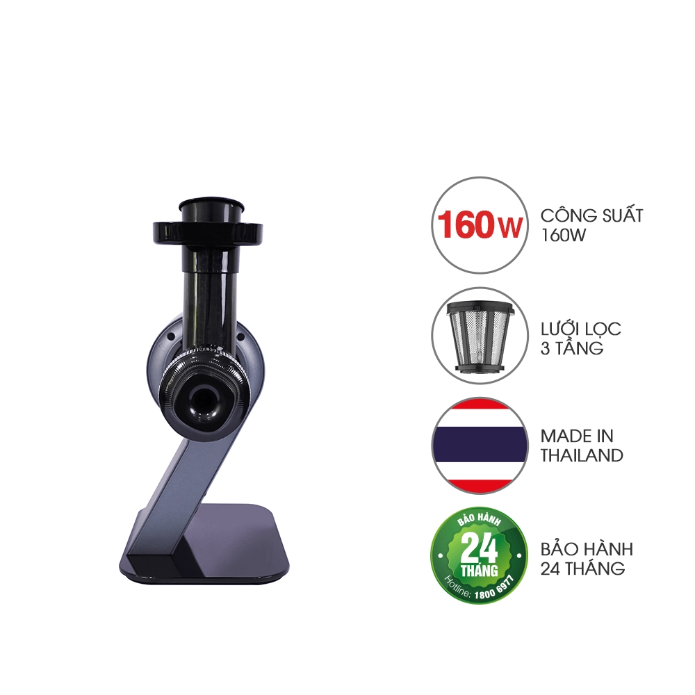 Máy Ép Chậm Trục Ngang MAGIC Eco AC-142, Hàng Chính Hãng, Công Nghệ Ép Lạnh - JoyMall