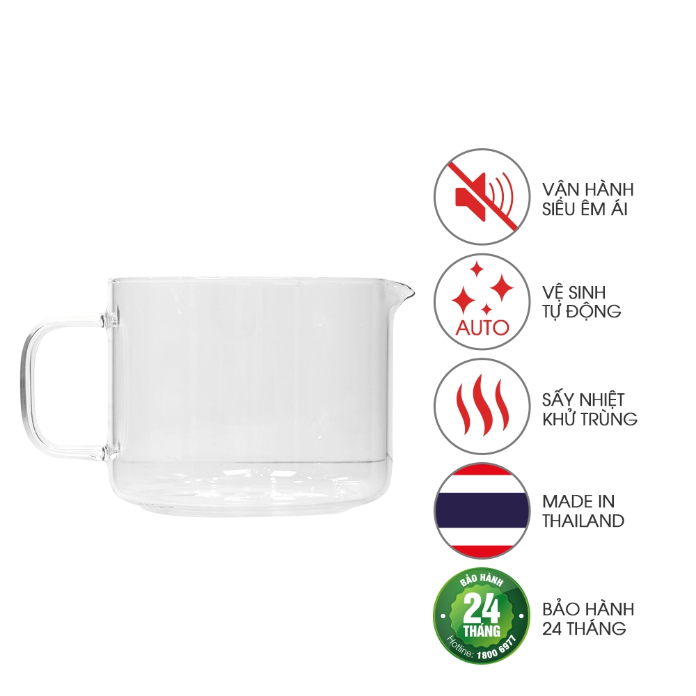 Máy xay nấu sữa hạt đa năng Magic Eco AC140 1200W, Hàng Chính Hãng, Lưỡi Dao 4D Sắc Bén - JoyMall