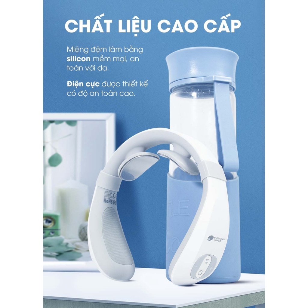Máy massage cổ cầm tay Buheung MK-331 5W, Hàng Chính Hãng, 5 Chế Độ Massage - JoyMall