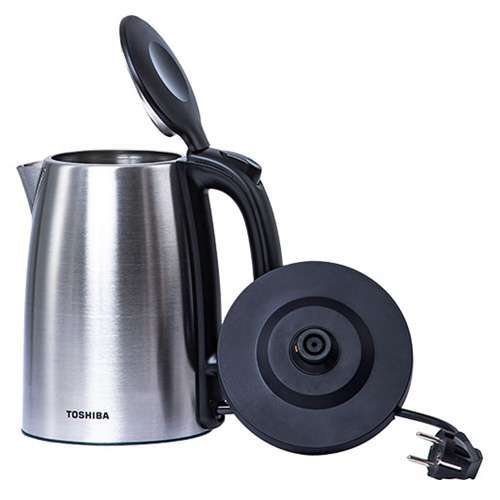 Ấm đun siêu tốc Toshiba KT-17SH2NV 1.7L, Inox 304 - Hàng chính hãng, bộ điều khiển strix - JoyMall