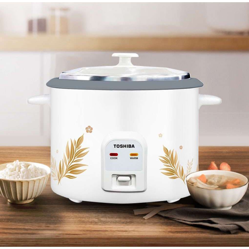 Nồi cơm điện nắp rời Toshiba RC-28MH1PV(G) 2.8L, Hàng chính hãng, Nấu cơm nhanh 15-30P, 2 chế độ nấu - JoyMall