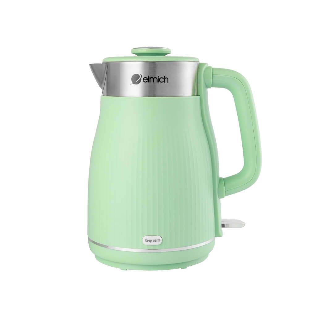 Ấm siêu tốc Elmich KEE-8457 1.8L, Hàng chính hãng, Nước sôi nhanh 45s, Thiết kế Vintage, Công nghệ Strix - JoyMall