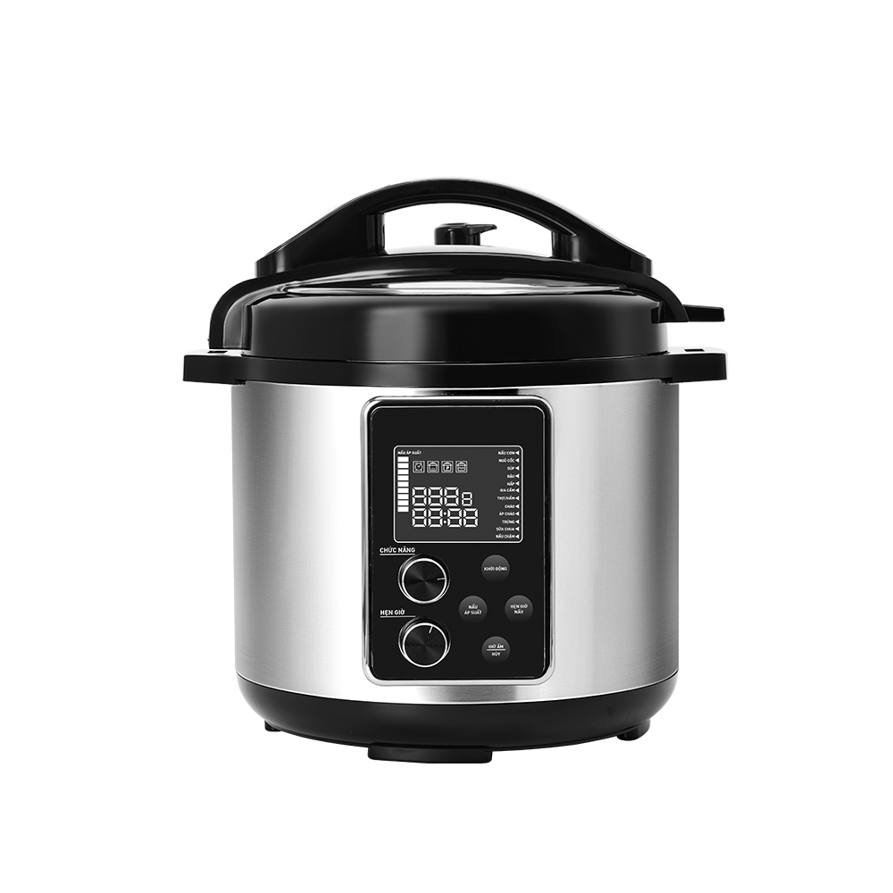 Nồi áp suất điện tử đa năng lòng nồi inox Elmich 6L PCE-9000