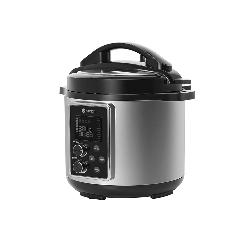 Nồi áp suất điện tử đa năng lòng nồi inox Elmich 6L PCE-9000