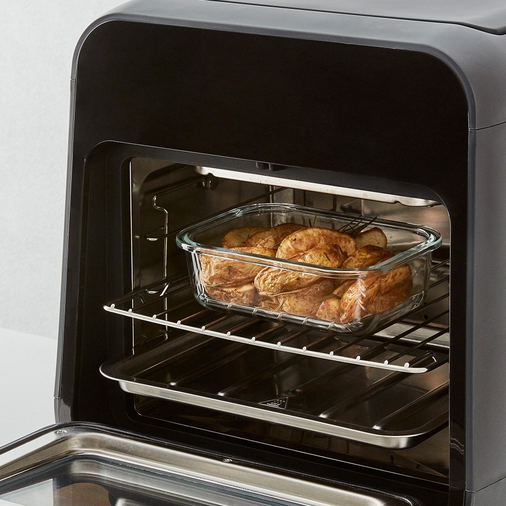 Hộp thủy tinh LocknLock BLANC bảo quản thực phẩm nhiều dung tích LLG120-Hàng chính hãng, chịu nhiệt cao, có ngăn-JoyMall