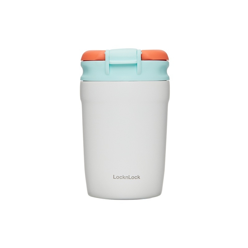 Ly giữ nhiệt LocknLock LHC4290 LHC4298 thép 316L, Hàng chính hãng, 320-430ml, nắp bật hai chiều, có ống hút - JoyMall