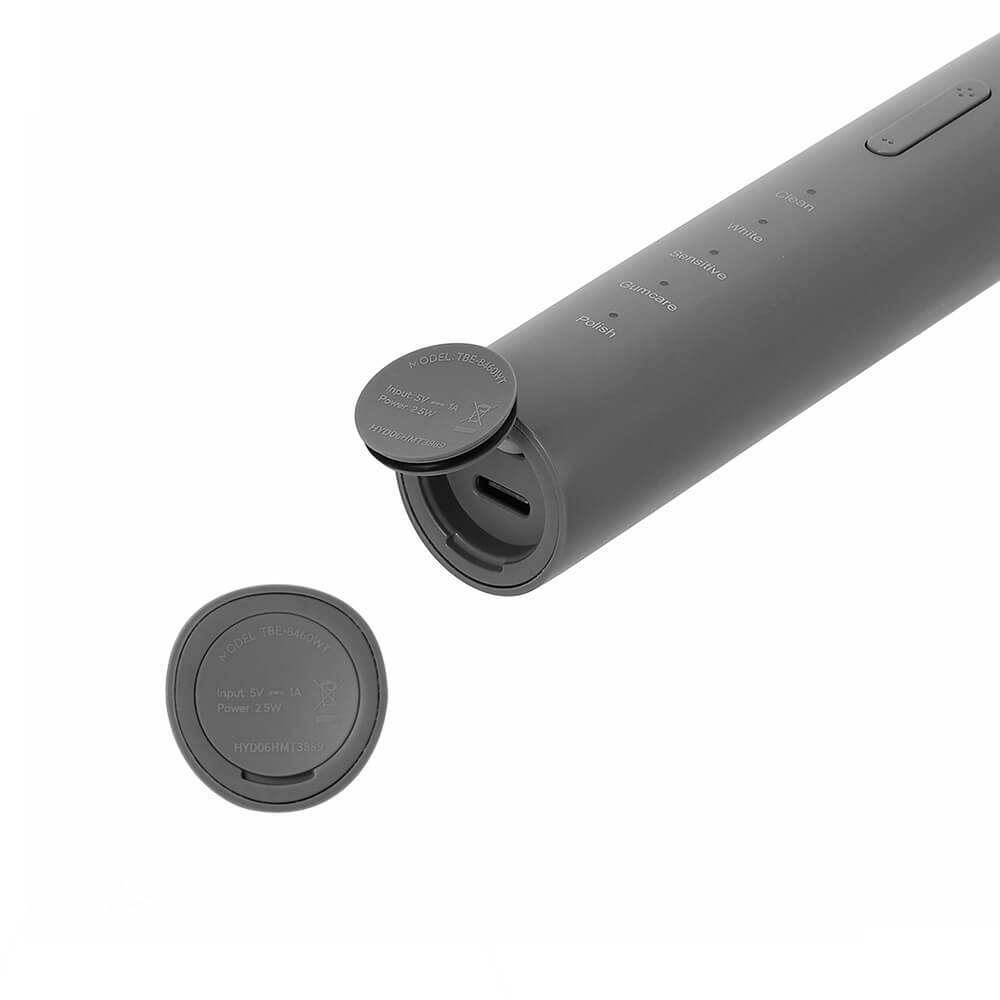 Bàn chải điện Elmich Procare 1800mAh TBE-8460, Hàng chính hãng, 5 chế độ làm sạch chuẩn nha, kèm 1 đầu bàn chải-JoyMall