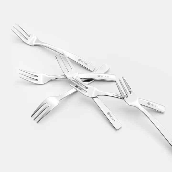 Bộ 12 thìa dĩa tráng miệng Elmich EL0005TD1, Hàng chính hãng, Thép không gỉ cao cấp 304 - JoyMall