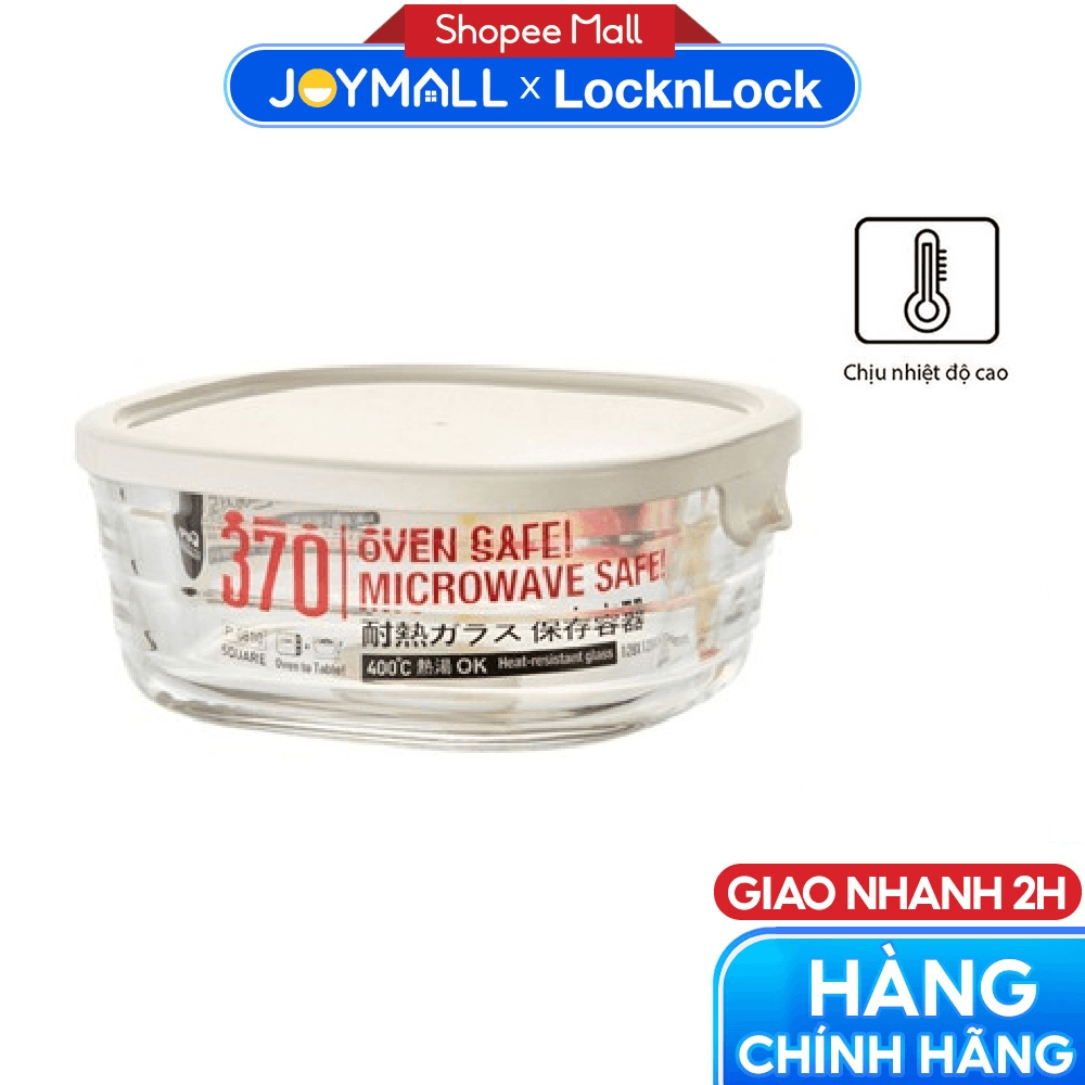 Hộp thủy tinh cao cấp Lock&Lock Easy Seal Container P-0810 P-0815 P-0811, Hàng chính hãng, nhiều dung tích - JoyMall