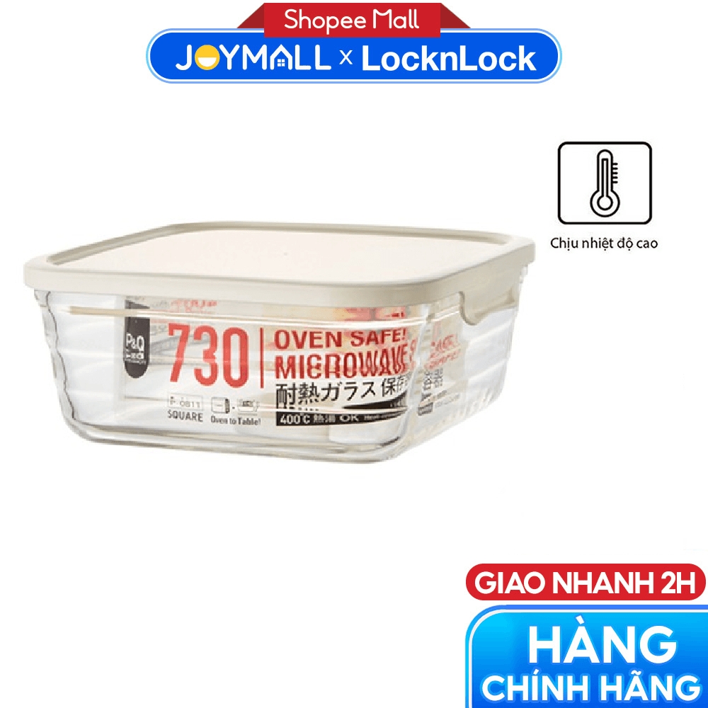 Hộp thủy tinh cao cấp Lock&Lock Easy Seal Container P-0810 P-0815 P-0811, Hàng chính hãng, nhiều dung tích - JoyMall