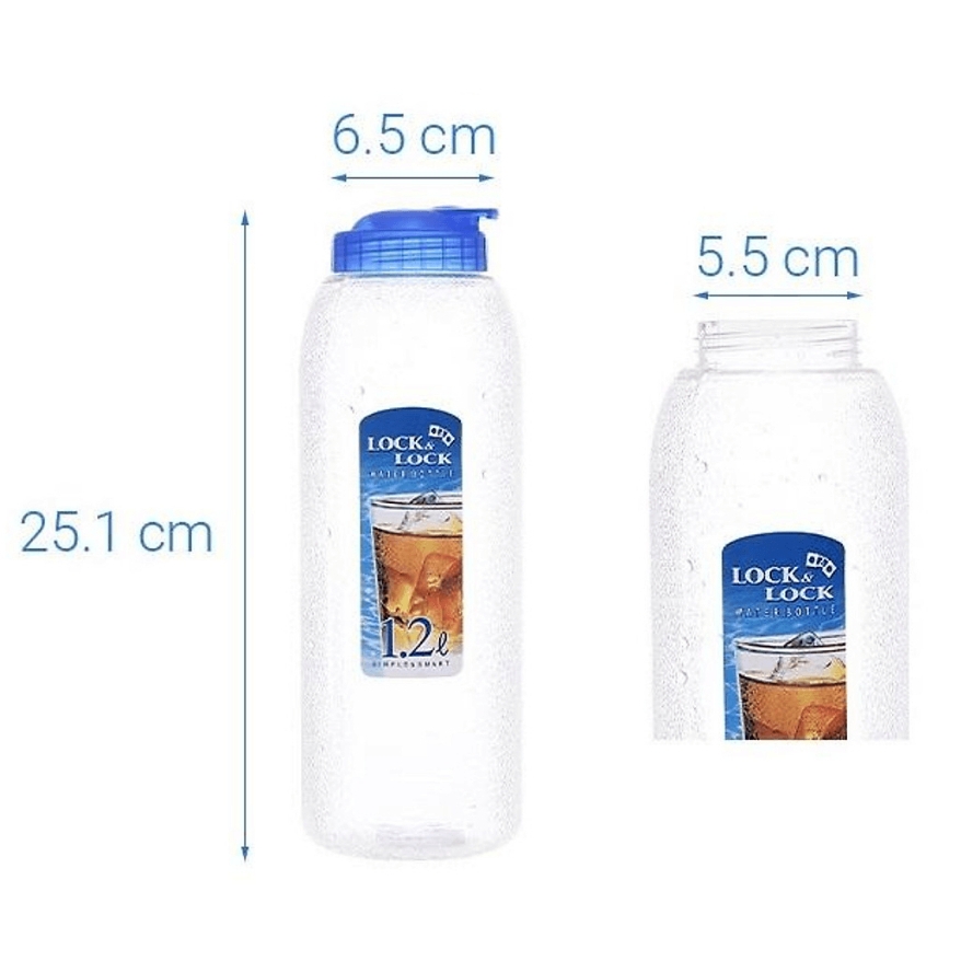 Bình nhựa đựng nước 1,5L LocknLock P-00097, Hàng chính hãng, an toàn cho sức khỏe, dễ cầm nắm - JoyMall