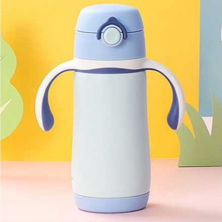 Bình giữ nhiệt trẻ em 330ml LocknLock Cozy Kids Straw Tumbler LHC4236, Hàng chính hãng, thép không gỉ 316 - JoyMall