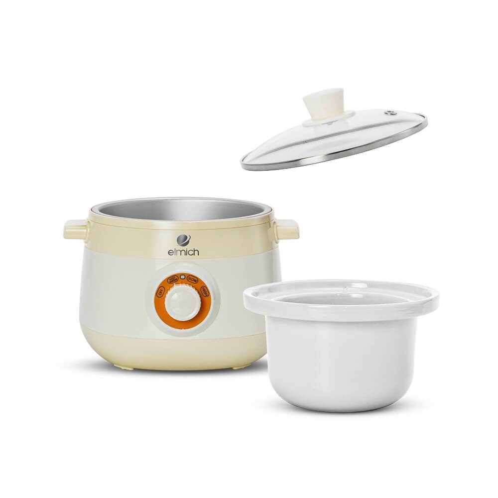 Nồi Nấu Chậm Elmich SCE-8525 2L 175W, Hàng Chính Hãng, Đa Năng, Tự Ngắt Khi Quá Nhiệt - JoyMall