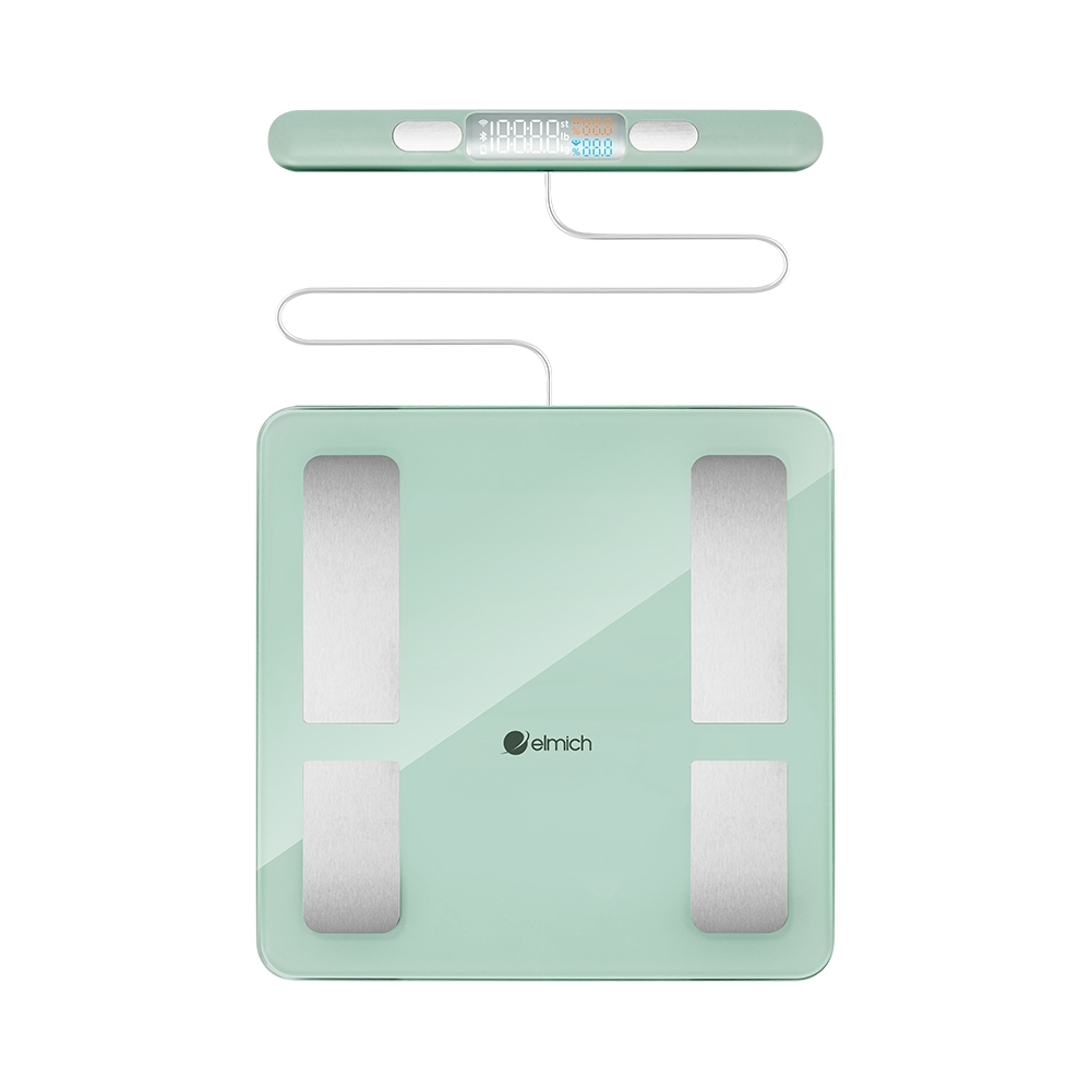 Cân Sức Khỏe Điện Tử Elmich ESE9173, Hàng Chính Hãng, Màn LCD, Mặt Kính Chịu Lực, Có Tay Cầm-JoyMall