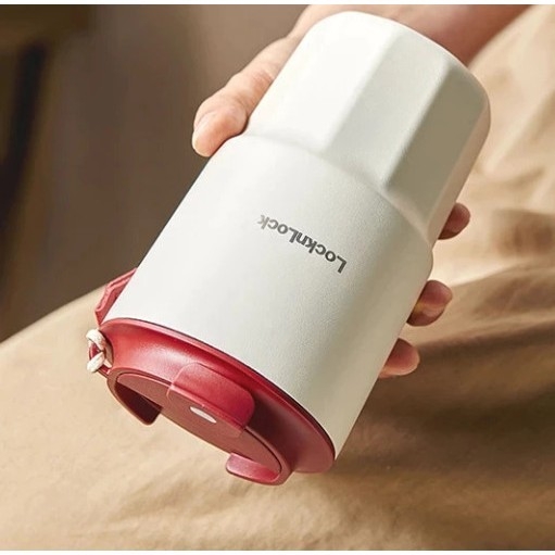 Ly Giữ Nhiệt LocknLock Vacuum Coffee 450ml LHC4340, Hàng Chính Hãng, Có Dây Xách, Nắp Bật - JoyMall
