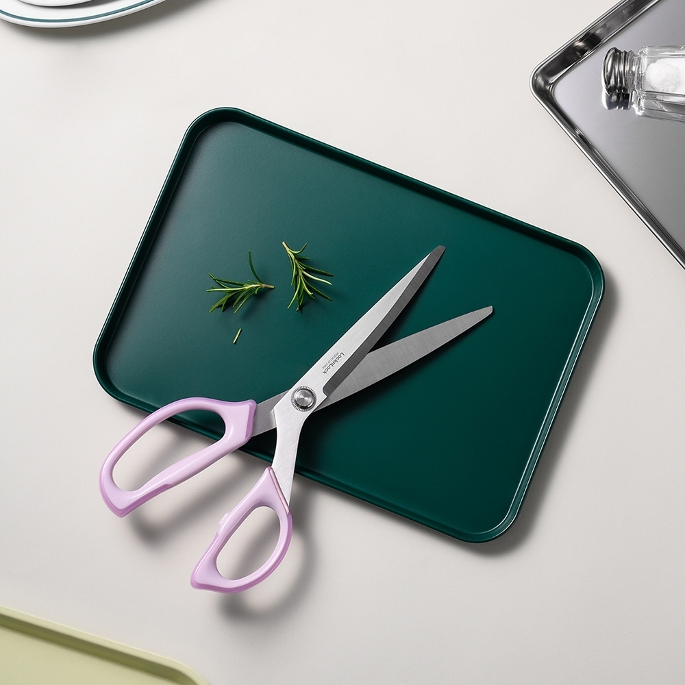 Kéo Nhà Bếp LocknLock Blooming Kitchen Scissors, Hàng Chính Hãng, Thép Không Gỉ - JoyMall