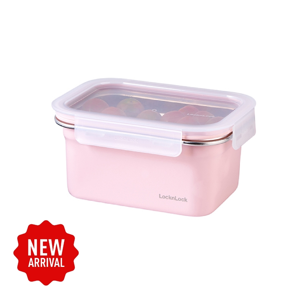 Hộp đựng thực phẩm LocknLock nhiều size, Hàng chính hãng, thép không gỉ, khóa cạnh chắc chắn - JoyMall