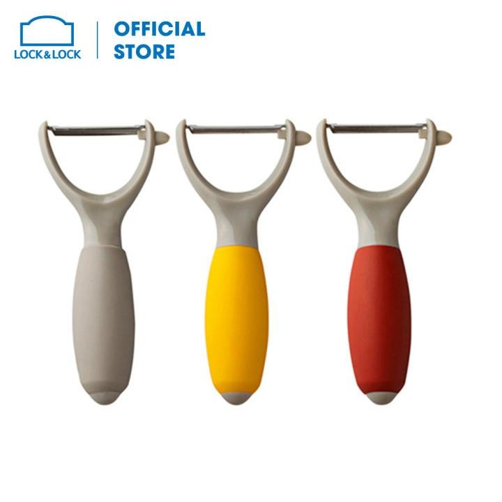 Dao Bào Kiểu Chữ Y LocknLock LOL123, Hàng Chính Hãng, Màu Ngẫu Nhiên, Lưỡi Dao Thép Không Gỉ - JoyMall